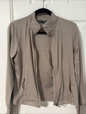 Danskin Taupe Utility Jacket
